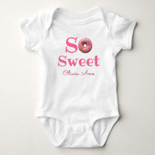 Süße Baby-Geburts-Personalisierte Details Baby Strampler