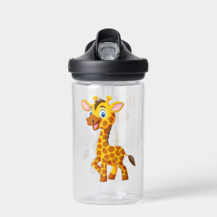 Süße Baby-Giraffe lächelt Cartoon-35280 Trinkflasche
