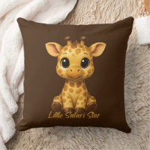 Süße Baby-Giraffen-Wurfkissen