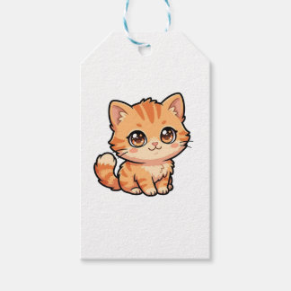 Süße Baby-Orangetabby-Kätzchen-Klassische Geschenk Geschenkanhänger