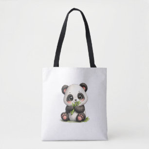 Süße Baby-Panda-Bambus-Tasche Tasche