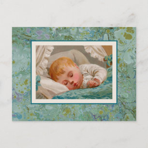 Süße Baby-Postkarte Postkarte