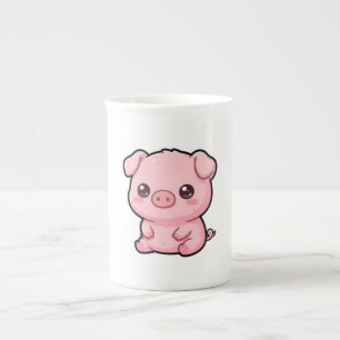 Süße Baby-Schweinchen-Spezialtasse Prozellantasse