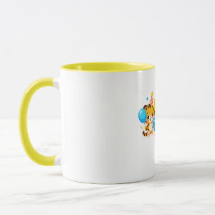 Süße Baby-Tiger-Geburtstags-Kaffeetasse Tasse