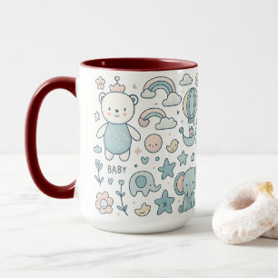 Süße Babybär-Kronen-Tasse Tasse