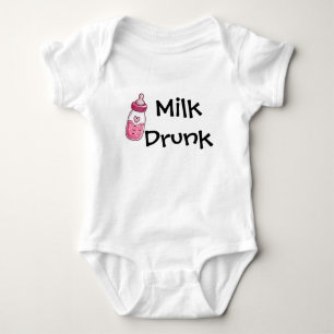 Süße Babyflaschen-Kunst für Milchtrinker Baby Strampler