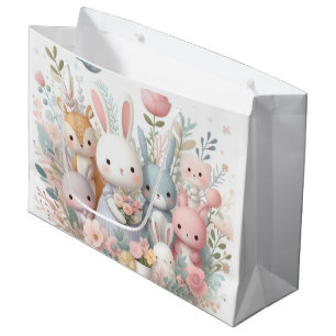Süße Babytierchen-Baby-Shower-Geschenktüte für Neu Große Geschenktüte