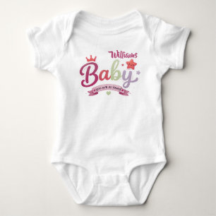 Süße Babytypografie – Du bist so geliebt Baby Strampler