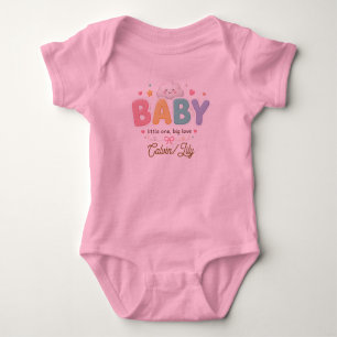 Süße Babytypografie – Zitat für das Pastell-Nurser Baby Strampler