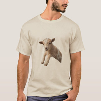 Süße Babyziege Rustikale Farmhaus-Fotografie auf L T-Shirt