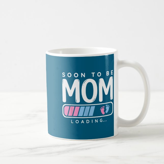 Süße bald werdende Mutter Lustige neue Mutter Schw Kaffeetasse (Rechts)