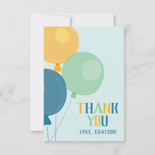 Süße Ballon-Dankeskarten Dankeskarte