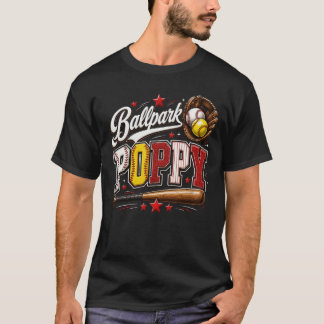 Süße Ballpark-Oma-Softball-Oma-Baseball-Oma T-Shirt