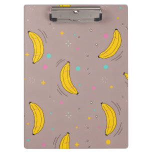 Süße Banane All-Over-Druck Klemmbrett