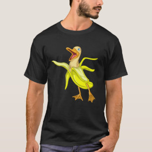 Süße Banane Ente Vegetarische Haustier Fan Lustige T-Shirt