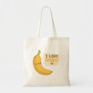 Süße Banane, ich liebe Oma Tragetasche