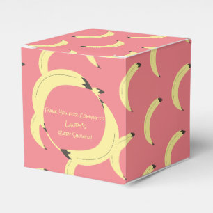 Süße Bananenbündel-Baby-Shower-Muster-Geschenkbox Geschenkschachtel