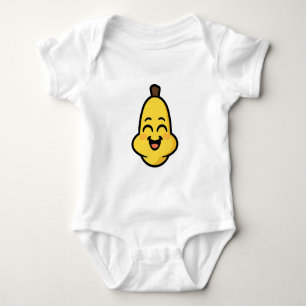 Süße Banini-Banane Kawaii-Charakter-Kunst Baby Strampler