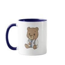 Süße Bären-Tasse für Ihren zukünftigen Arzt