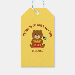 Süße Bären Thema Junge Baby Shower Geschenkanhänge Geschenkanhänger