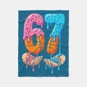 Süße Basketball-Eis-Drip 67 Fleecedecke