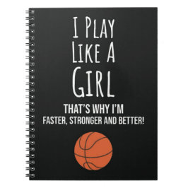 Süße Basketball-Geschenke für Mädchen Weiblich für Notizblock