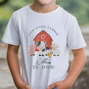 Süße Bauernhoftiere Jungen Kinder Geburtstag Baby T-shirt