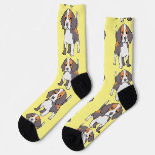 Süße Beagle-Hunderasse Thunder_Cove Socken