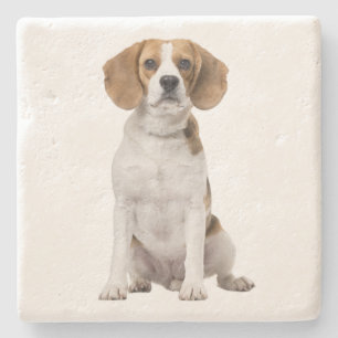 Süße Beagle-Mutter-Hundliebhaber-Welpen-Vater-Welp Steinuntersetzer