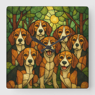 Süsse Beagle Uhr