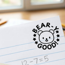 Süße Beary Gute Lehrer Lob Ermutigung
