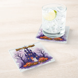 Süße beliebte Halloween-Grusel-Kollektion Glasuntersetzer