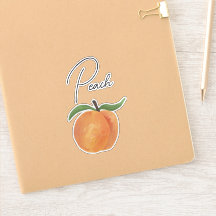 Süße bemalte Pfirsich-Frucht-Illustration