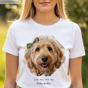 Süße benutzerdefinierte Foto-Pinselstrich-Ich-lieb T-Shirt