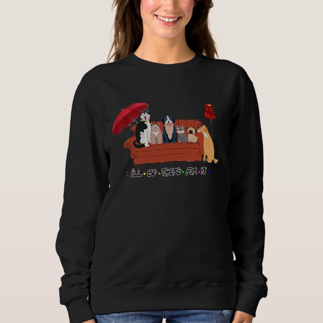 süße Bernedoodle-Bernese-Pug-Mutter-Vater-Hund Sweatshirt (Vorderseite)