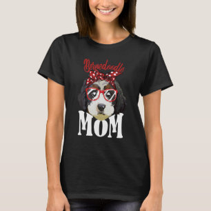 Süße Bernedoodle-Mama-Sonnenbrille Damen Hund T-Shirt
