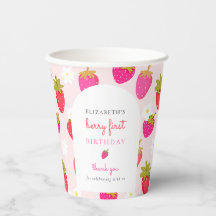 Süße Berry zum ersten Geburtstag Strawberry Mädche