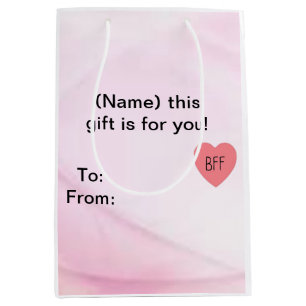 Süße beste Freundinnen Mittlere Geschenktüte