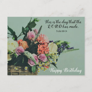 Süße Bibelverse zum Geburtstag Postkarte