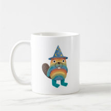 Süße Biber-Zauberer-Tasse