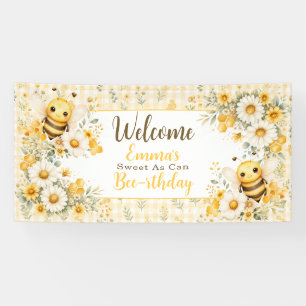 Süße Biene Willkommen Banner