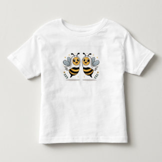 Süße Bienen-Illustration für Kinder Kleinkind T-shirt