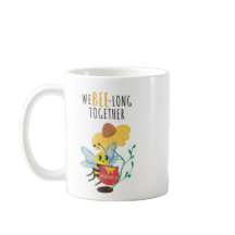 Süße Bienen-Tasse - "Wir gehören zusammen" "Kaffee
