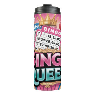 Süße Bingo-Königin Thermosbecher