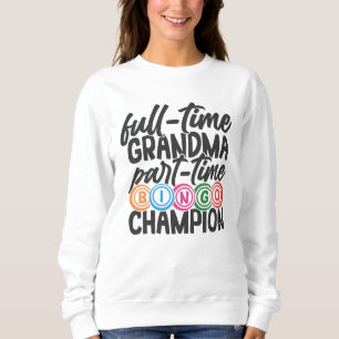 Süße Bingo-Oma-Wortkunst Sweatshirt