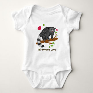 Süße Binturong-Liebe Baby Strampler