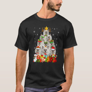 Süße Birma-Katze Weihnachtsbaum Schmuck Katze Xmas T-Shirt