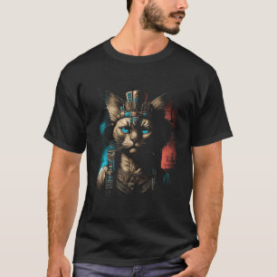 Süße Birma-Katzenliebhaberin Ägyptischer Pharao Bi T-Shirt