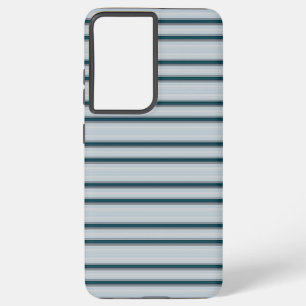 Süße blau-graue Streifen Samsung Galaxy Hülle