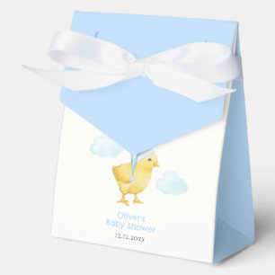 Süße Blaue Himmel Wolke Kleines Huhn Baby Shower Geschenkschachtel